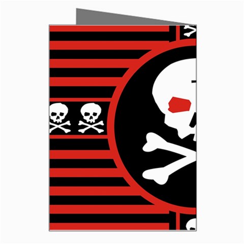 Skull Cross Greeting Card from ArtsNow.com Right