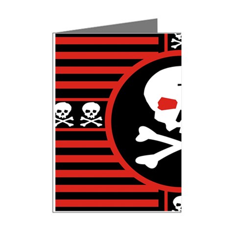 Skull Cross Mini Greeting Cards (Pkg of 8) from ArtsNow.com Right