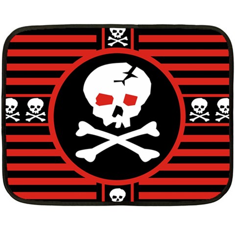 Skull Cross Double Sided Fleece Blanket (Mini) from ArtsNow.com 35 x27  Blanket Front