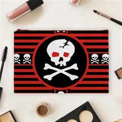 Skull Cross Cosmetic Bag (Large) from ArtsNow.com Front