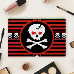 Skull Cross Cosmetic Bag (Large) from ArtsNow.com Back