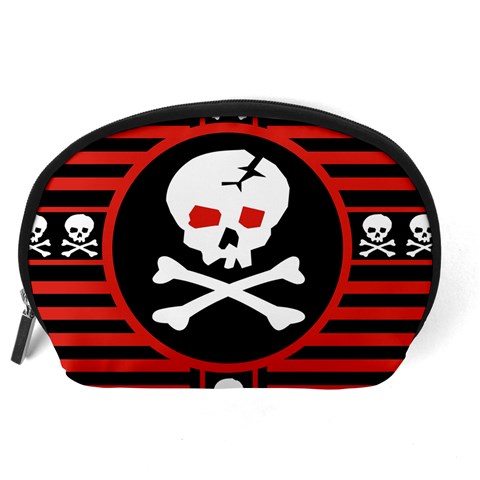 Skull Cross Accessory Pouch (Large) from ArtsNow.com Back