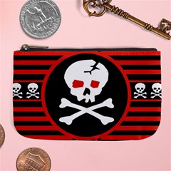 Skull Cross Large Coin Purse from ArtsNow.com Front