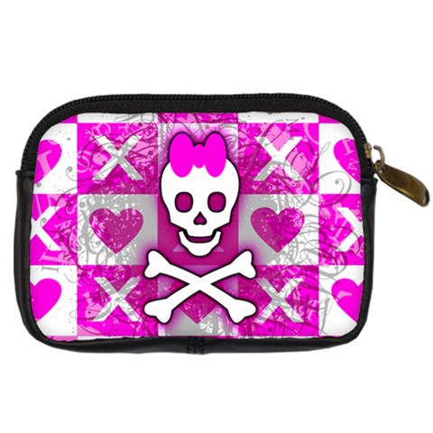 Skull Princess Digital Camera Leather Case from ArtsNow.com Back