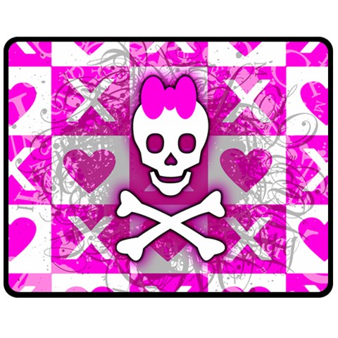 Skull Princess Fleece Blanket (Medium) from ArtsNow.com 60 x50  Blanket Front