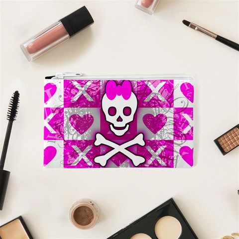 Skull Princess Cosmetic Bag (XS) from ArtsNow.com Front