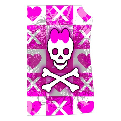 Skull Princess Women s Button Up Vest from ArtsNow.com Front Left