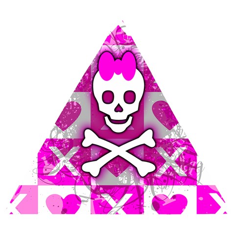 Skull Princess Wooden Puzzle Triangle from ArtsNow.com Front