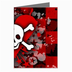 Skull Romance  Greeting Card from ArtsNow.com Left