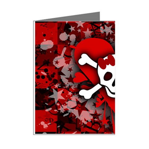 Skull Romance  Mini Greeting Cards (Pkg of 8) from ArtsNow.com Right