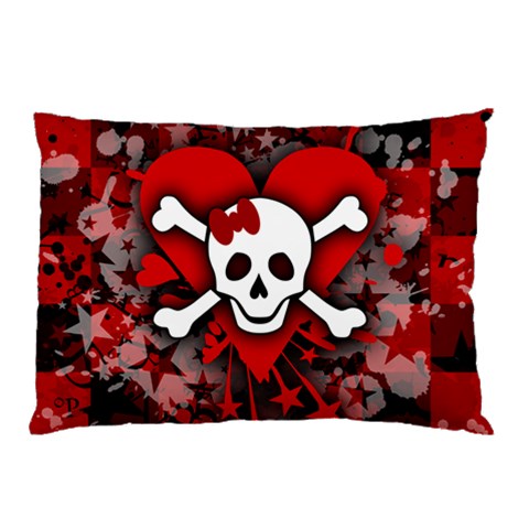 Skull Romance  Pillow Case from ArtsNow.com 26.62 x18.9  Pillow Case