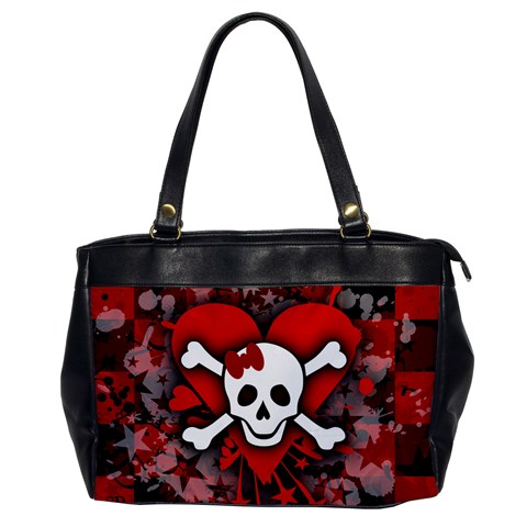 Skull Romance  Oversize Office Handbag from ArtsNow.com Front