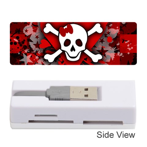 Skull Romance  Memory Card Reader (Stick) from ArtsNow.com Front