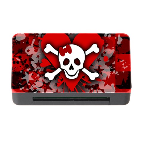 Skull Romance  Memory Card Reader with CF from ArtsNow.com Front