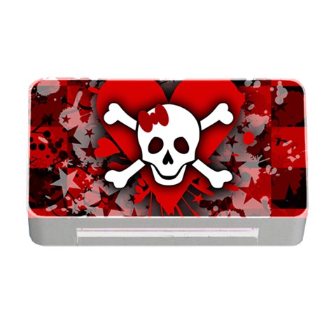 Skull Romance  Memory Card Reader with CF from ArtsNow.com Front