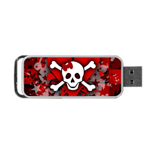 Skull Romance  Portable USB Flash (One Side) from ArtsNow.com Front