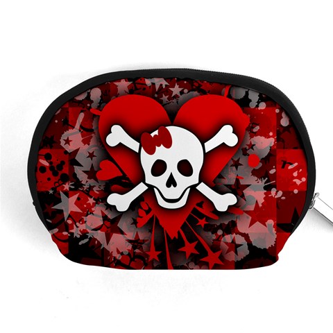 Skull Romance  Accessory Pouch (Medium) from ArtsNow.com Front