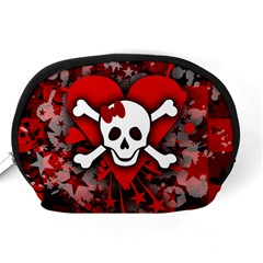 Skull Romance  Accessory Pouch (Medium) from ArtsNow.com Back