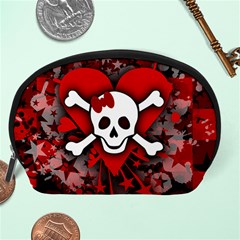 Skull Romance  Accessory Pouch (Large) from ArtsNow.com Back