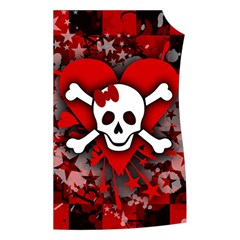 Skull Romance  Women s Button Up Vest from ArtsNow.com Front Left