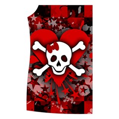 Skull Romance  Women s Button Up Vest from ArtsNow.com Front Right