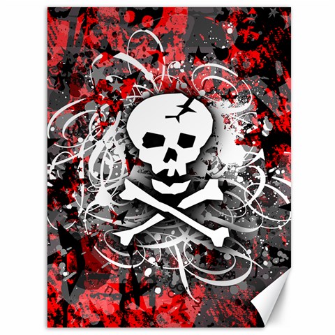 Skull Splatter Canvas 36  x 48  from ArtsNow.com 35.26 x46.15  Canvas - 1