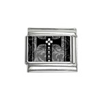 Spider Web Cross Italian Charm (9mm)