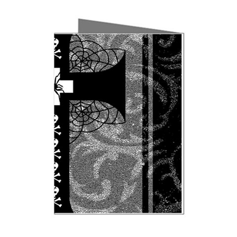 Spider Web Cross Mini Greeting Cards (Pkg of 8) from ArtsNow.com Left