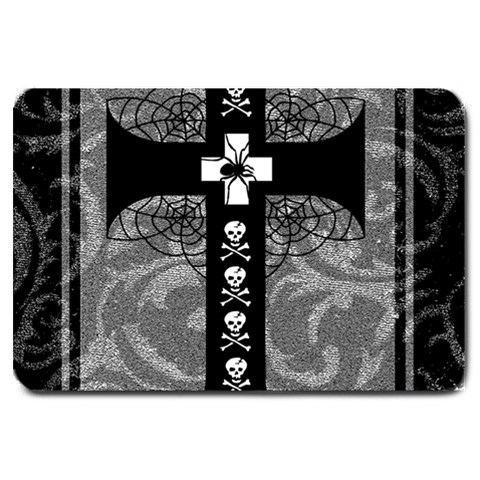 Spider Web Cross Large Doormat from ArtsNow.com 30 x20  Door Mat