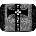 Spider Web Cross Fleece Blanket (Mini)