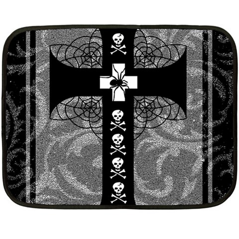 Spider Web Cross Double Sided Fleece Blanket (Mini) from ArtsNow.com 35 x27  Blanket Front