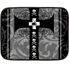 Spider Web Cross Double Sided Fleece Blanket (Mini) from ArtsNow.com 35 x27  Blanket Back