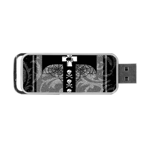 Spider Web Cross Portable USB Flash (One Side) from ArtsNow.com Front