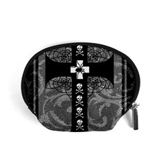 Spider Web Cross Accessory Pouch (Small) from ArtsNow.com Front