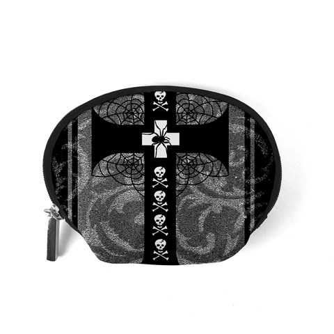 Spider Web Cross Accessory Pouch (Small) from ArtsNow.com Back