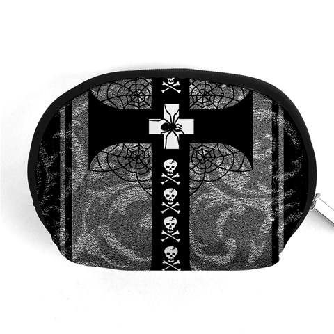 Spider Web Cross Accessory Pouch (Medium) from ArtsNow.com Front