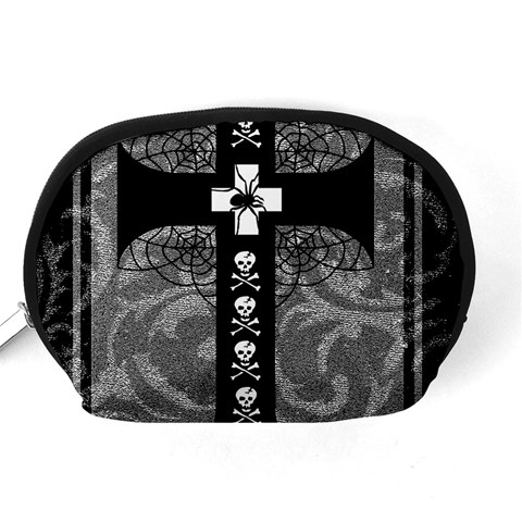 Spider Web Cross Accessory Pouch (Medium) from ArtsNow.com Back