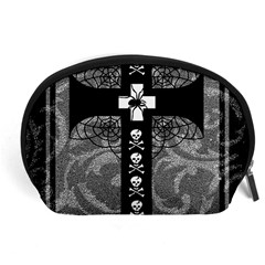 Spider Web Cross Accessory Pouch (Large) from ArtsNow.com Front