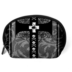 Spider Web Cross Accessory Pouch (Large) from ArtsNow.com Back