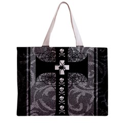 Spider Web Cross Zipper Mini Tote Bag from ArtsNow.com Front