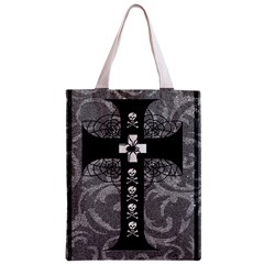 Spider Web Cross Zipper Classic Tote Bag from ArtsNow.com Front