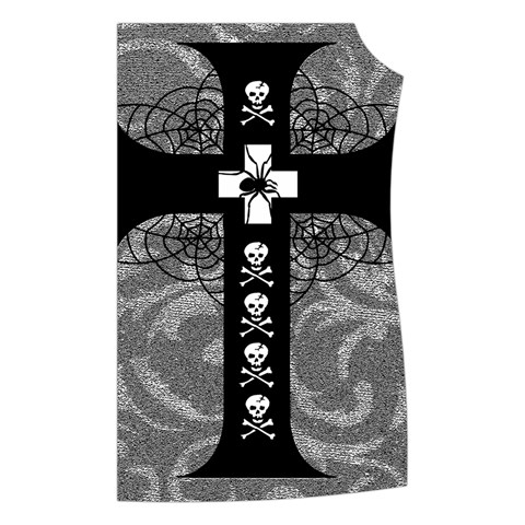 Spider Web Cross Women s Button Up Vest from ArtsNow.com Front Left