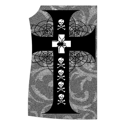 Spider Web Cross Women s Button Up Vest from ArtsNow.com Front Right