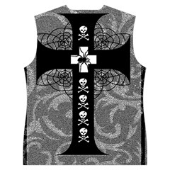 Spider Web Cross Women s Button Up Vest from ArtsNow.com Back