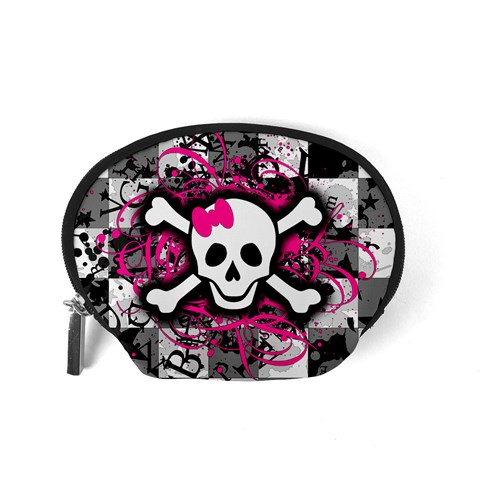 Splatter Girly Skull Accessory Pouch (Small) from ArtsNow.com Back