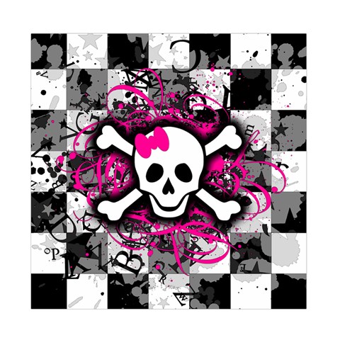 Splatter Girly Skull Duvet Cover Double Side (Full/ Double Size) from ArtsNow.com Back