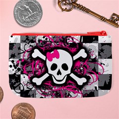 Splatter Girly Skull Large Coin Purse from ArtsNow.com Back