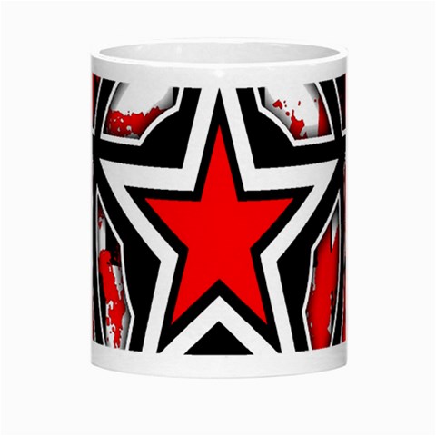 Star Checkerboard Splatter Morph Mug from ArtsNow.com Center