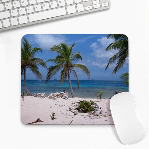 Exotic Beach Large Mousepad from ArtsNow.com Front