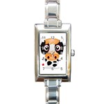 09year_002 Rectangular Italian Charm Watch